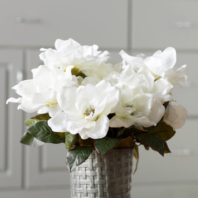Primrue Artificial Magnolia Bush Wayfair